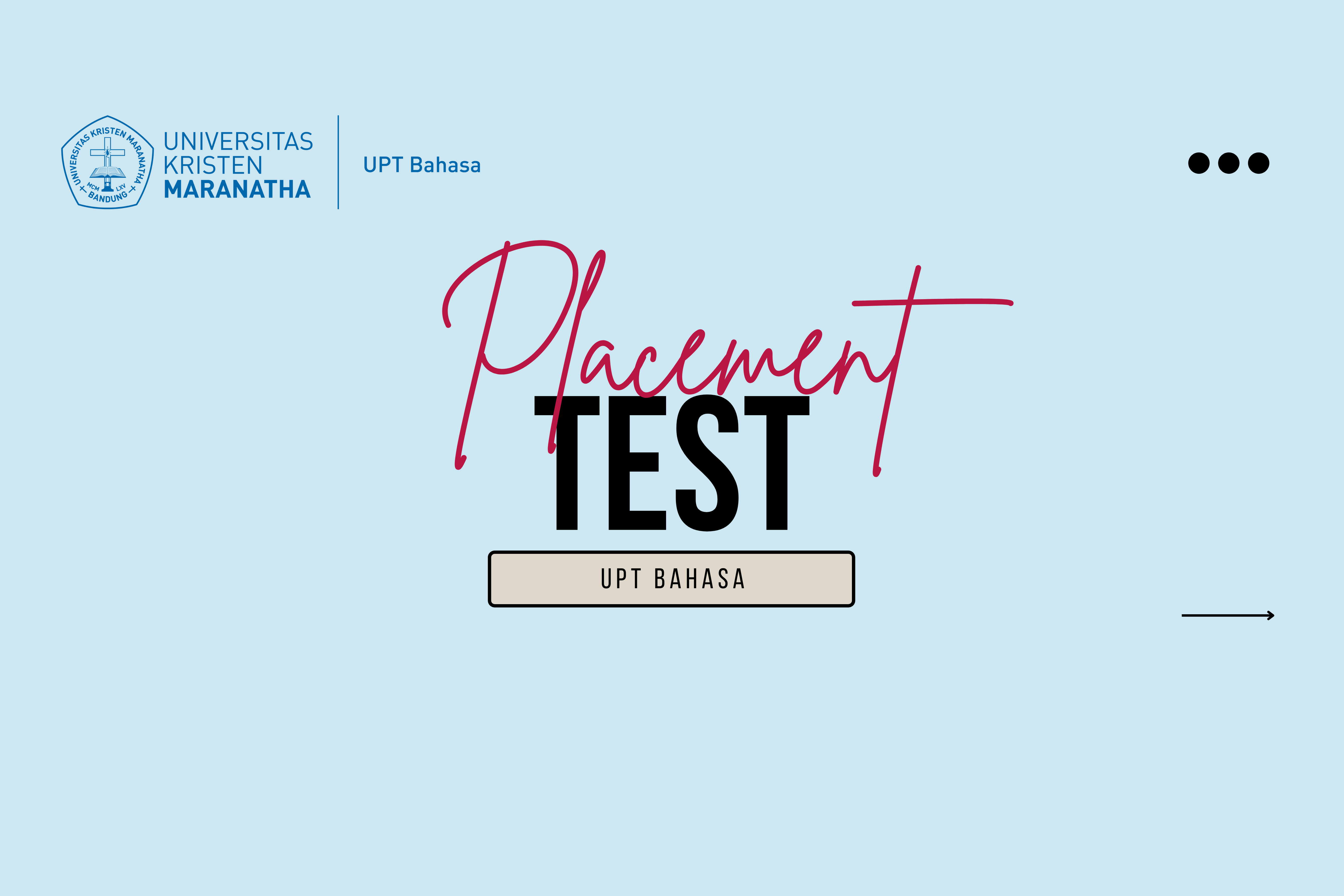Maranatha Placement Test 04