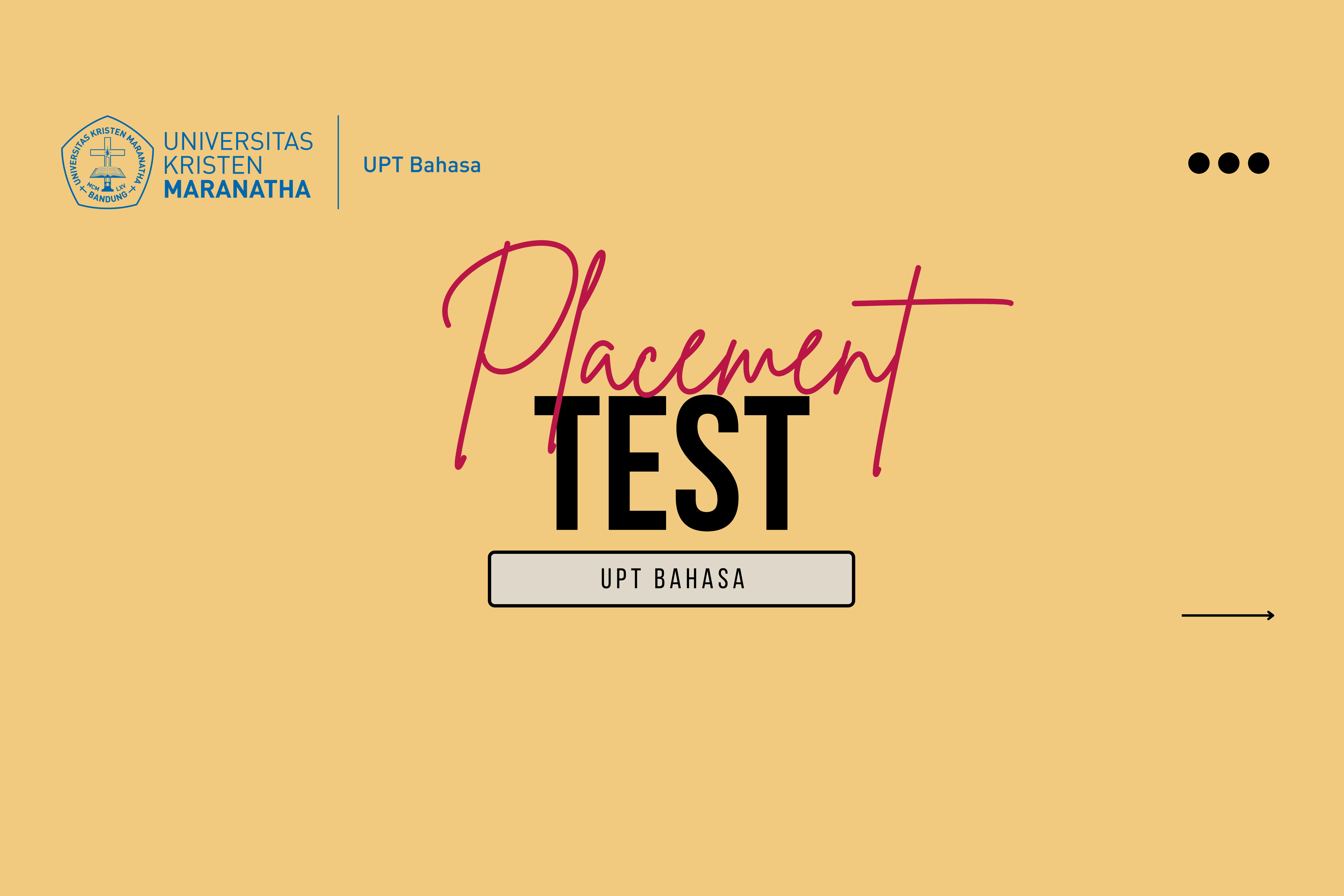 Maranatha Placement Test 05