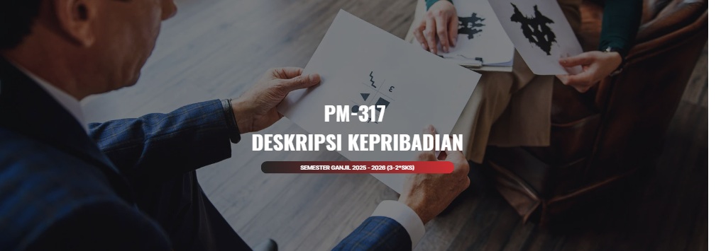 GJL25/26 - PM317 - DESKRIPSI KEPRIBADIAN